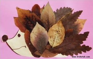 Occuper-les-enfants-en-automne-feuilles-mortes-le-herisson