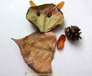Occuper-les-enfants-en-automne-feuilles-mortes-une-souris